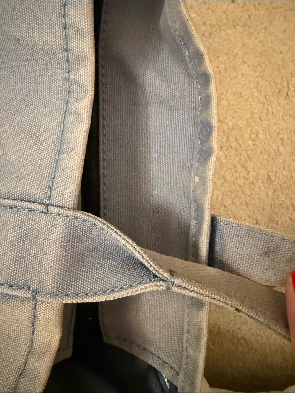 Marc Jacobs The Tote Bag Canvas Tote in faded light blue - Picture 13 of 16